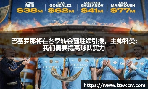 巴塞罗那将在冬季转会窗继续引援，主帅科曼：我们需要提高球队实力
